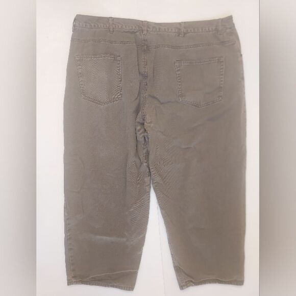 Big Mens Scandia Woods 100% Cotton Flannel Lined Khaki 5 Pocket Jeans Size 48S - Picture 3 of 4